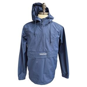 Random Golf Club Mens Navy Blue Quarter Zip Anorak Windbreaker Jacket RGC Logo